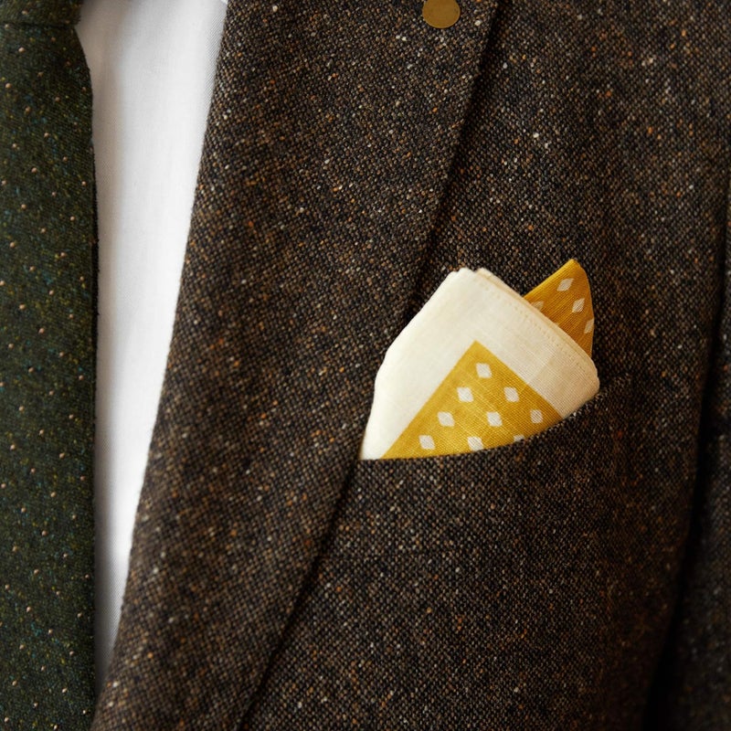KoLO Topdrawer Japanese Handkerchief, Pocket Square, 100% Cotton, Made in Japan - Image 2
